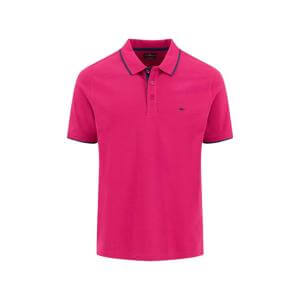 Fynch-Hatton Solid Pique Polo with Tipping
